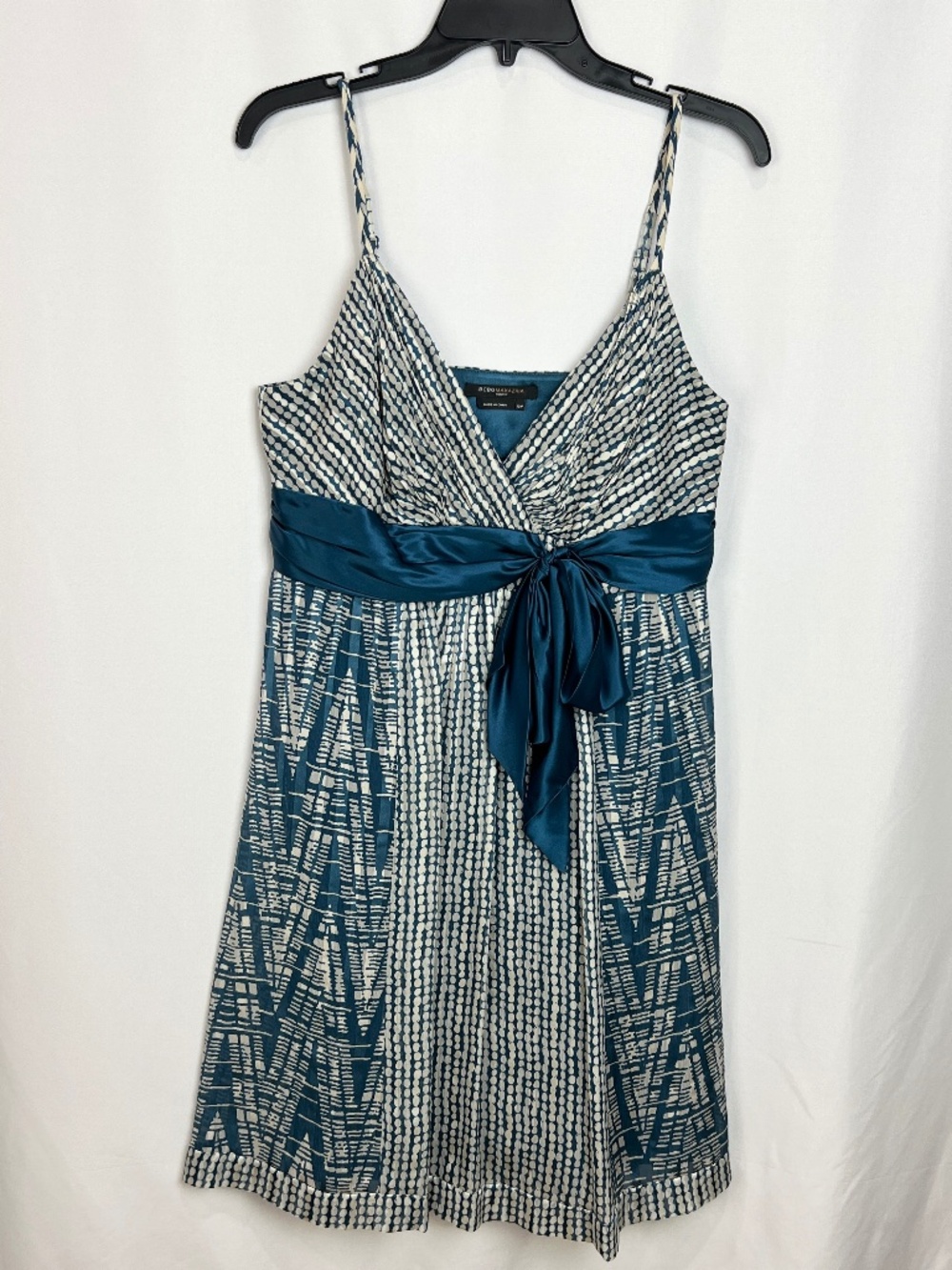 BCBG MAXAZRIA Silk & Satin cocktail Dress Size 12P